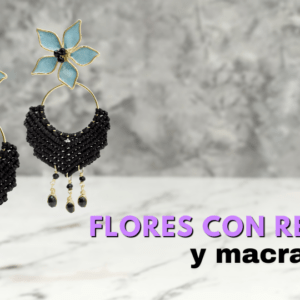 curso flores con resina